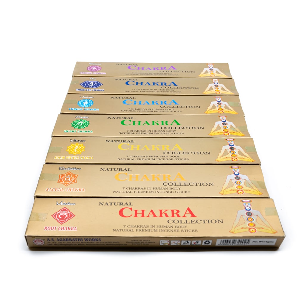 Incienso 7 Chakra Set de Regalo (7 paquetes)