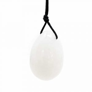 Huevo Yoni de Jade Blanco (45 x 30 mm)