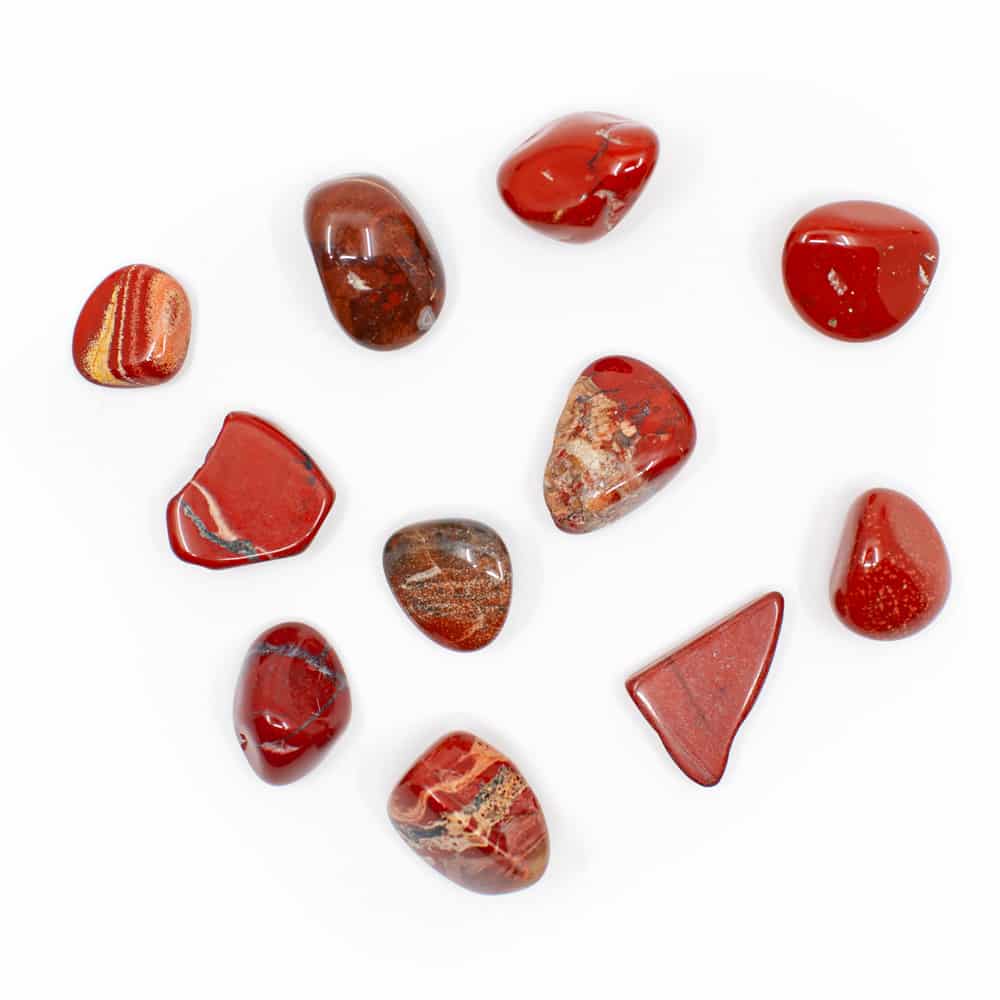 piedras pulidas jaspe rojo