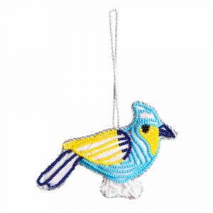 Adorno Tradicional Pájaro Azul (13 cm)