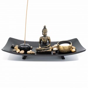 Mini Altar Zen Japonés con Buda