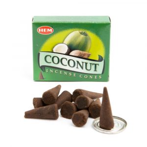 Conos de incienso HEM Coco (1 caja)