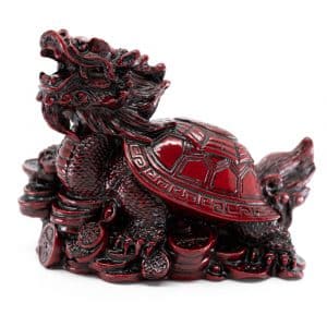Estatua Feng Shui Dragón Tortuga Riqueza (100 mm)