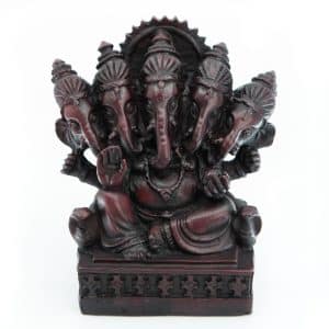 Estatua Ganesha con Cinco Cabezas (13 cm)