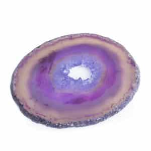 Disco Posavasos de Ágata Púrpura (6 - 8 cm)