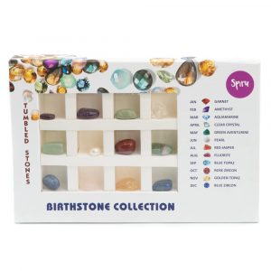 Colección de piedras de nacimiento (10 - 15 mm) - 12 piezas