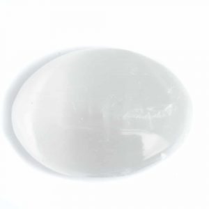 Piedra de Bolsillo Selenita Blanca 50 mm