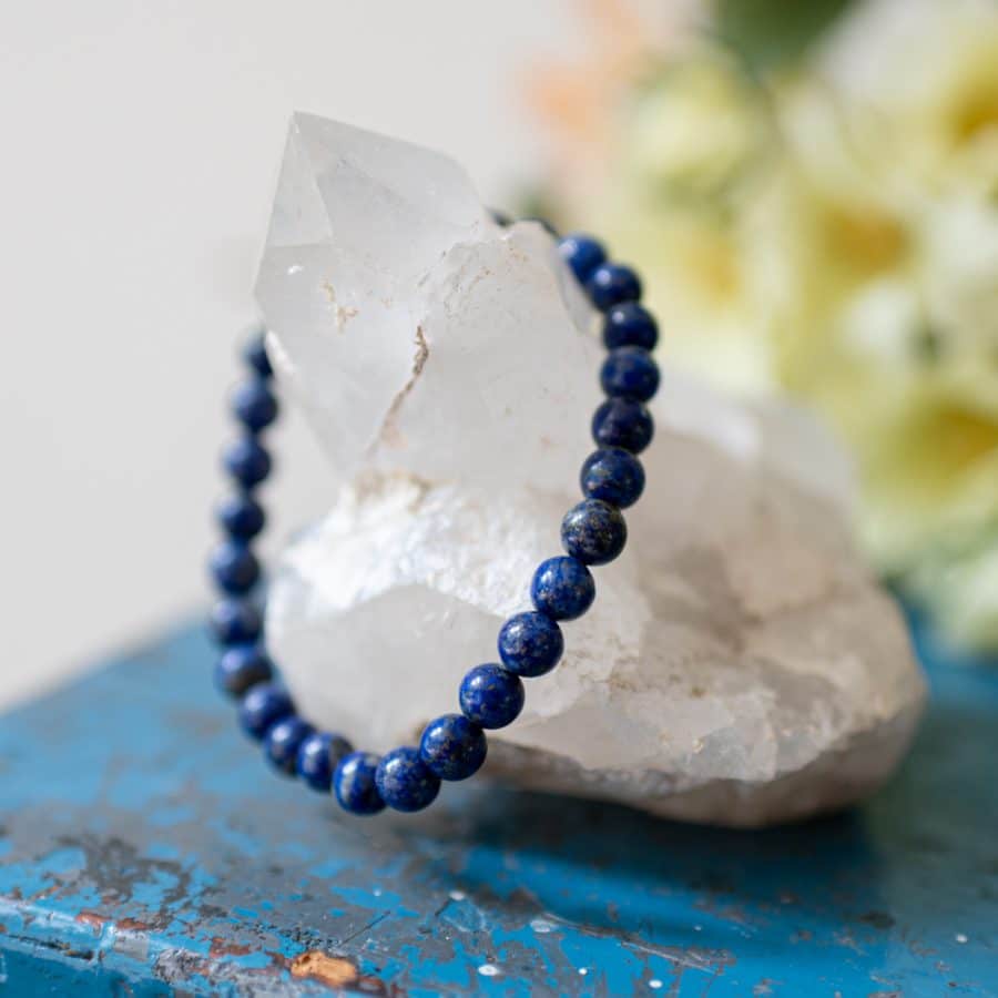 pulsera de lapislázuli, blog cómo limpiar piedras