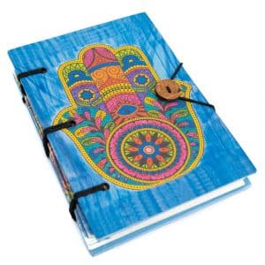Cuaderno Hecho a Mano Hamsa Colores (18 x 13 cm)