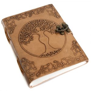 Cuaderno de Cuero Hecho a Mano Árbol de la Vida (17,5 x 13 cm)