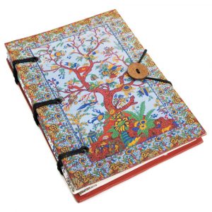 Cuaderno Hecho a Mano Árbol Colores (18 x 13 cm)