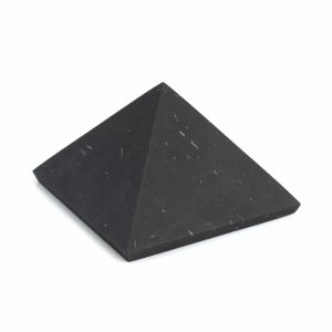 Piedra Piramidal de Shungita Sin Pulir - 50 mm