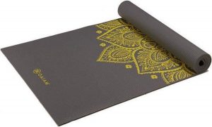 Gaiam Esterilla de Yoga Sin Látex PVC Citron Sundial 6 mm - (173 x 61 cm)