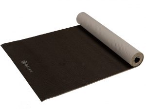 Gaiam Esterilla de Yoga PVC Sin Látex Granite Storm 4 mm - (173 x 61 cm)