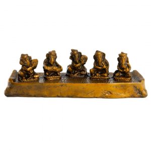 Estatua de Ganesha Música - set de 5
