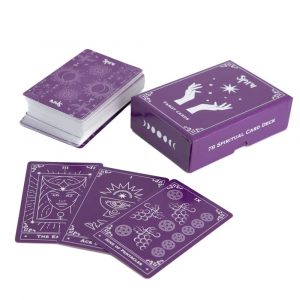 Baraja de Tarot Spiru - 78 cartas con Caja - Morado