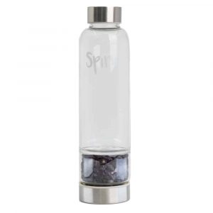 Botella de Agua Spiru con Gemas Amatista - 400 ml