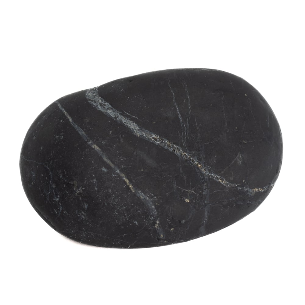 Piedra Preciosa Jumbo Shungita sin pulir grande (~60 - 80 mm)