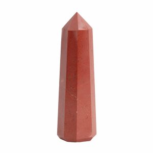 Punta de Obelisco Jaspe Rojo - 100-120 mm